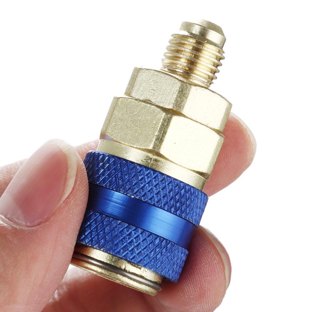 POPULAR Quick Coupling Adapter Kuningan Fitting Ac Otomatis Fitting Selang Ac Otomatis Pendingin Ruangan Refrigerant