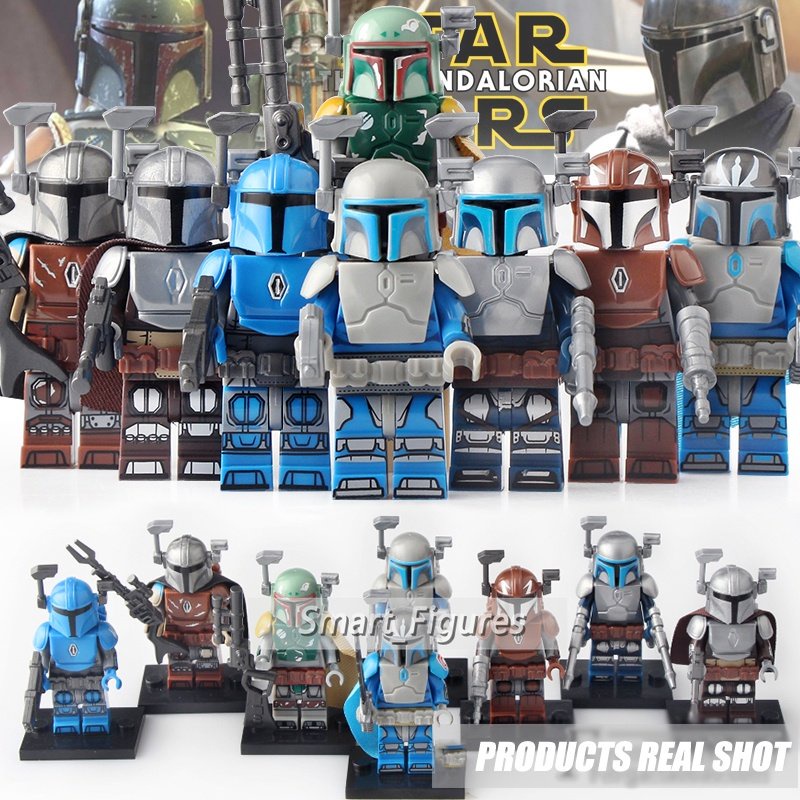 Star Wars Set Seri Mini Figure Biru Dan Putih Porcelain Clone Legion Stormtrooper Republik Commando Puzzle Rakitan Blok Bangunan Mainan