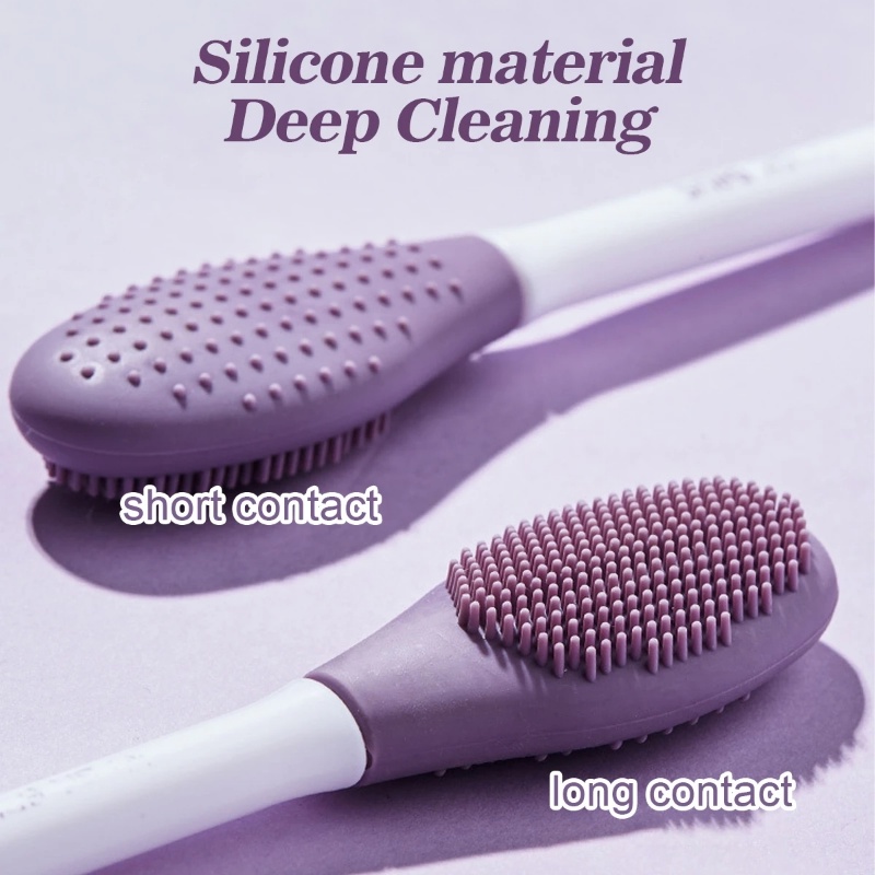 Sikat Pembersih &amp; Masker Wajah Silikon/Exfoliator Scrub Perawatan Kulit Wajah 2in1/Scrub Pori Komedo Deep Cleaning Tools