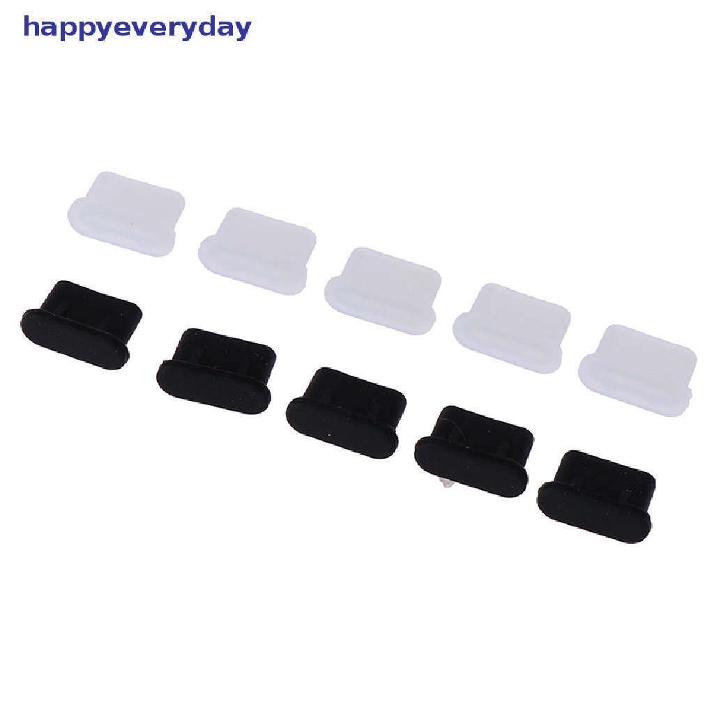 [happy] 5pcs USB type-c Penutup anti Debu cap jack charger plug port Colokan anti Debu [ID]