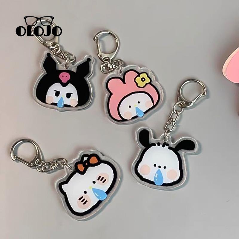 【COD】Keychain Nasal Sanrio Kuromi Pochacco Melody Keychain Kitty Aksesoris Liontin Akrilik