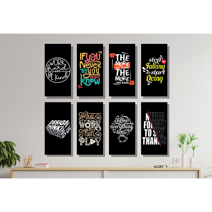 16 Desain Wall Decor Quotes Black Edition v17