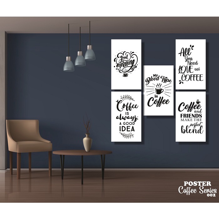 10 Desain Wall Decor Cofee Series CorelDraw v17