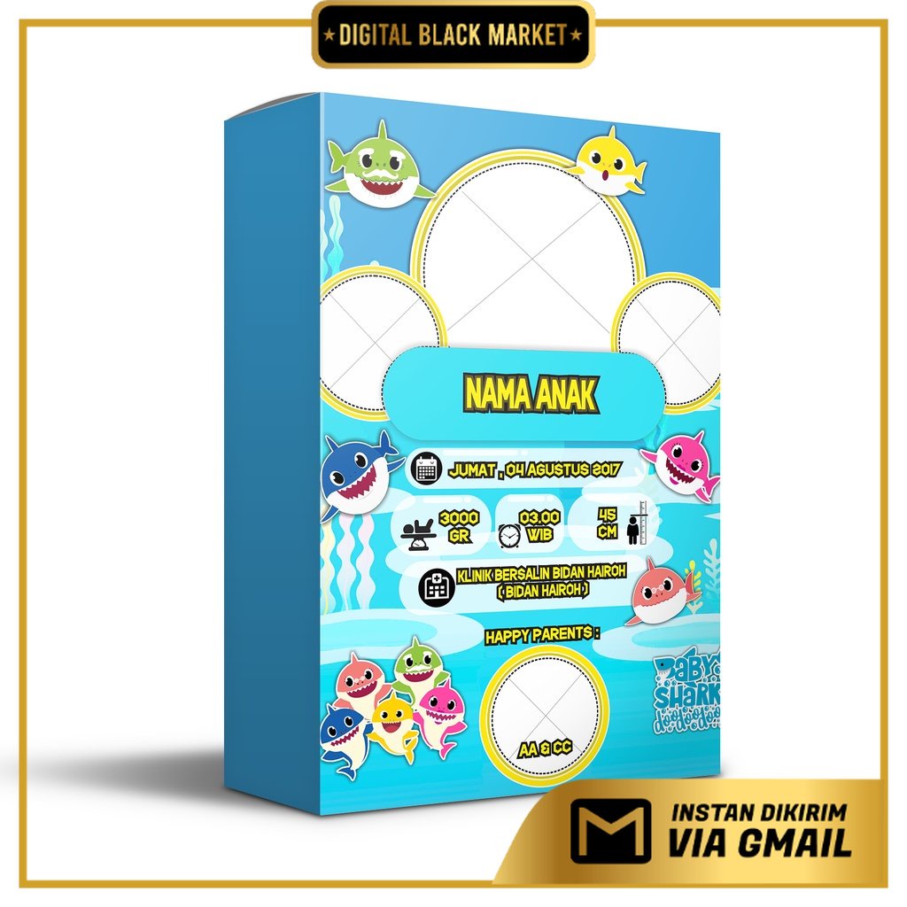 30 Desain Biodata Baby v5 CorelDraw v17