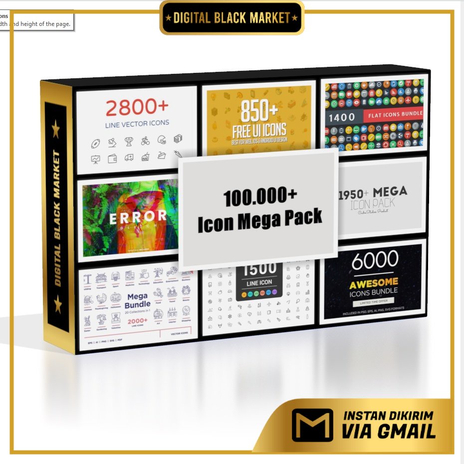 100.000+ Icon Mega Pack