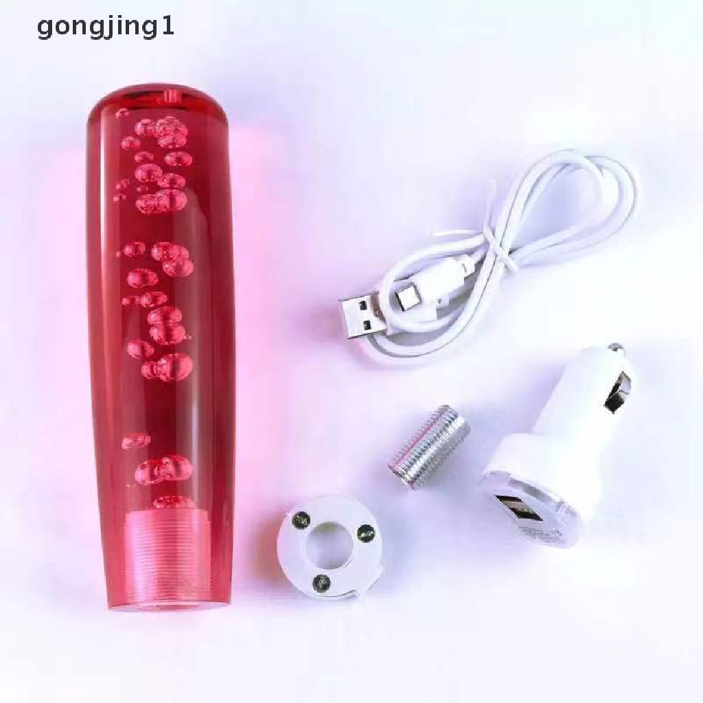 Ggg10 /15/20CM LED Warna-Warni Gelembung Gaya Mobil Gear Stick Shifter Tuas Knob ID