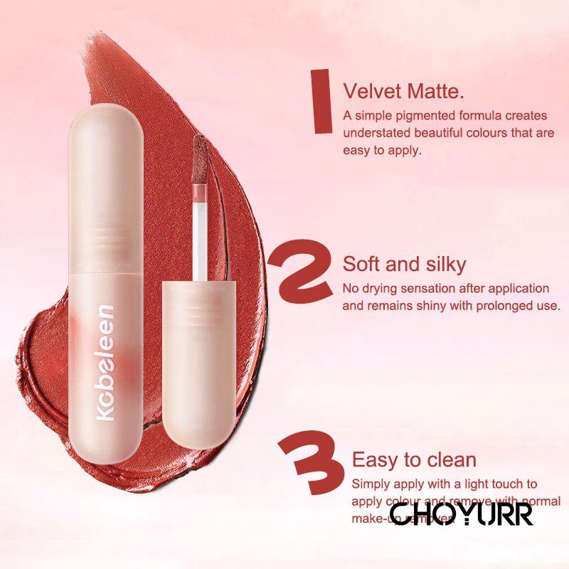 【COD】Lipstick Matte Velvet Mousse Lip Cream Lipstick Lip Clay-CH
