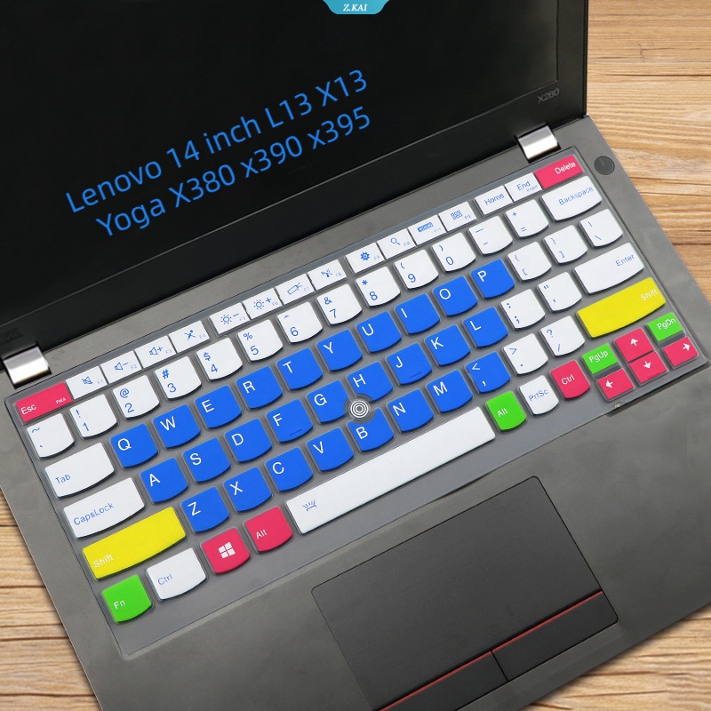 Cover Keyboard Untuk Model Lenovo 14inch L13 X13 Yoga X380 X390 X395 Silikon Dapat Dilepas Dicuci Tahan Air Pelindung Kulit Laptop Kualitas Tinggi Penutup Debu [ZK]