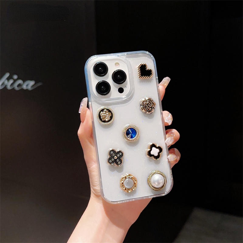 Casing Ponsel Lucu Permata Berkilau Bening Permata Untuk Iphone14 13 12 11 Pro MAX Plus Mini Shockrproof Cover Untuk iPhone X XS MAX XR 7 8 Plus SE 2022 2020 14Plus 13Mini 12Mini