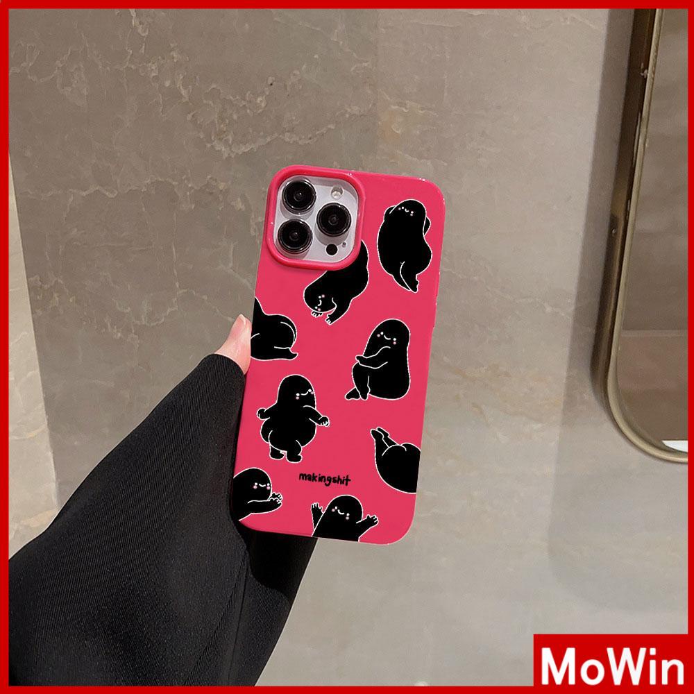 For iPhone 14 Pro Max iPhone Case Pink Glossy TPU Soft Case Shockproof Protection Camera Cute Cartoon Compatible with iPhone 13 Pro max 12 Pro Max 11 xr xs max 7Plus 8Plus