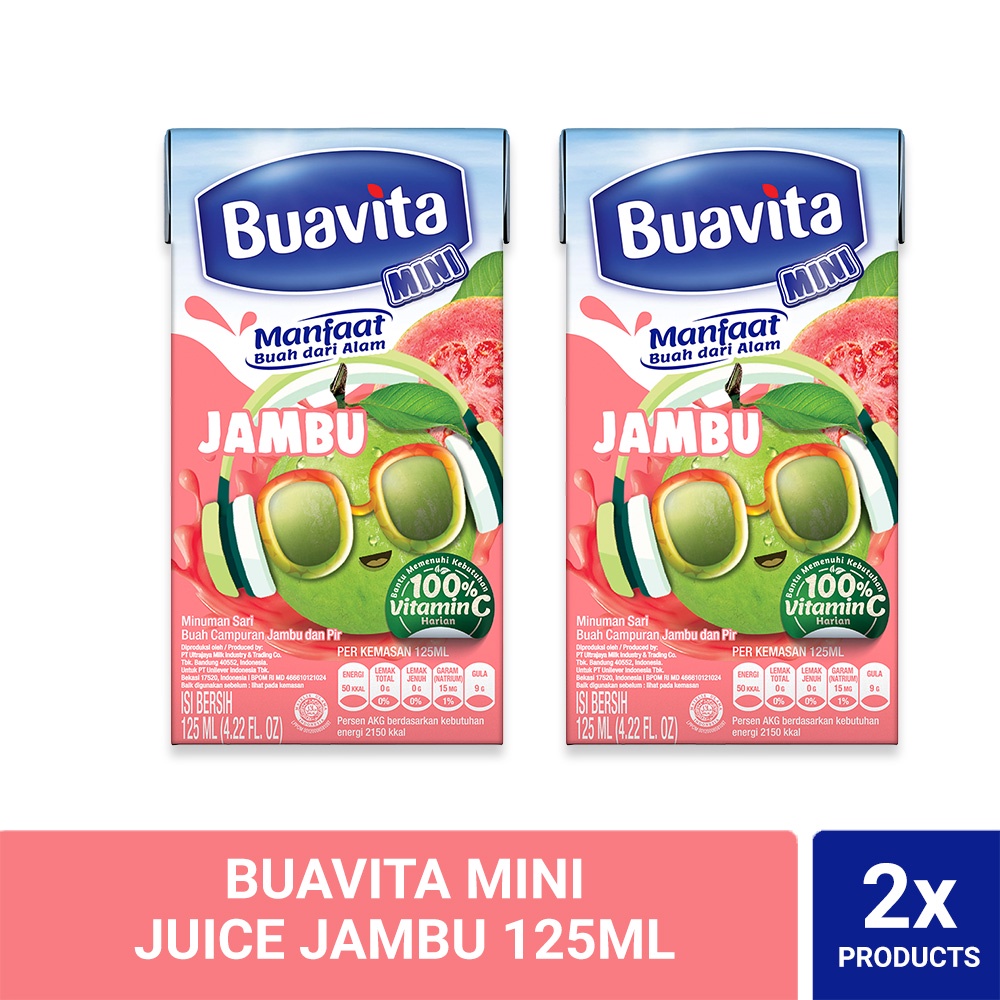 

Buavita Mini Juice Jambu 125ml Twinpack