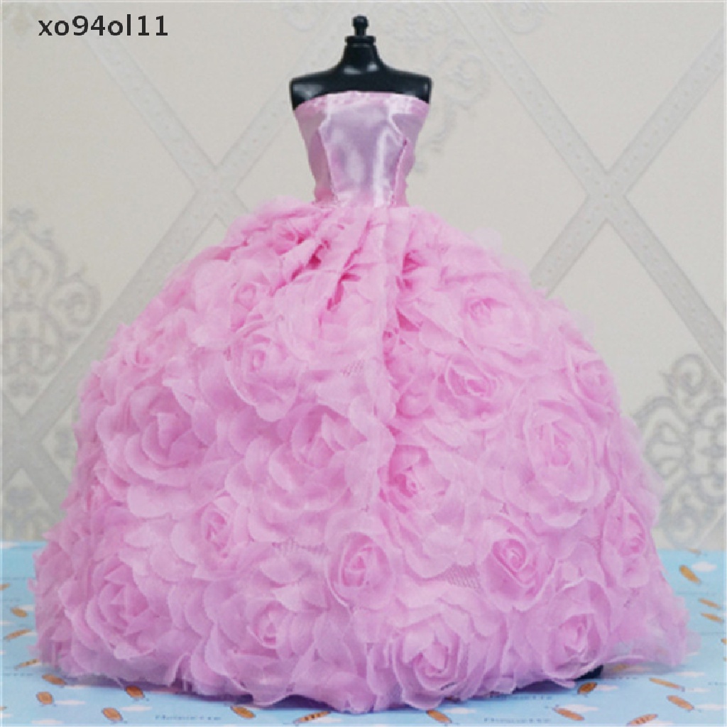 Xo Gaun Pesta Pernikahan Princess Handmade Pakaian Gown Untuk Hadiah Boneka OL