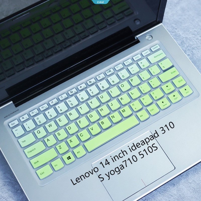 Cover Keyboard Komputer Untuk Lenovo 14inch Ideapad 310S Yoga710 510S Waterproof Film Pelindung Silikon Full Coverage [ZK]