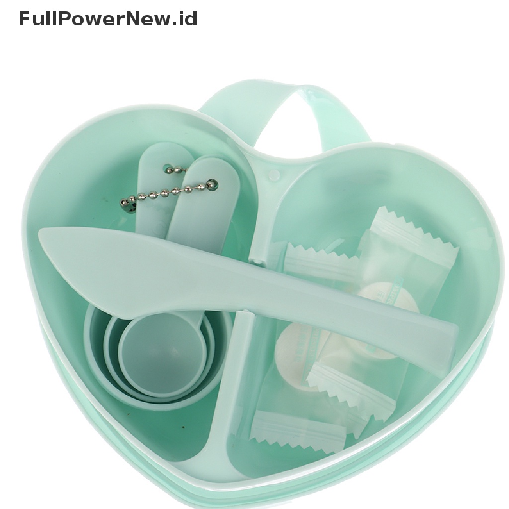 Power DIY Mask Tool Kit Face Mask Mixing Set Perawatan Wajah Sendok Mangkok Brush Stick ID