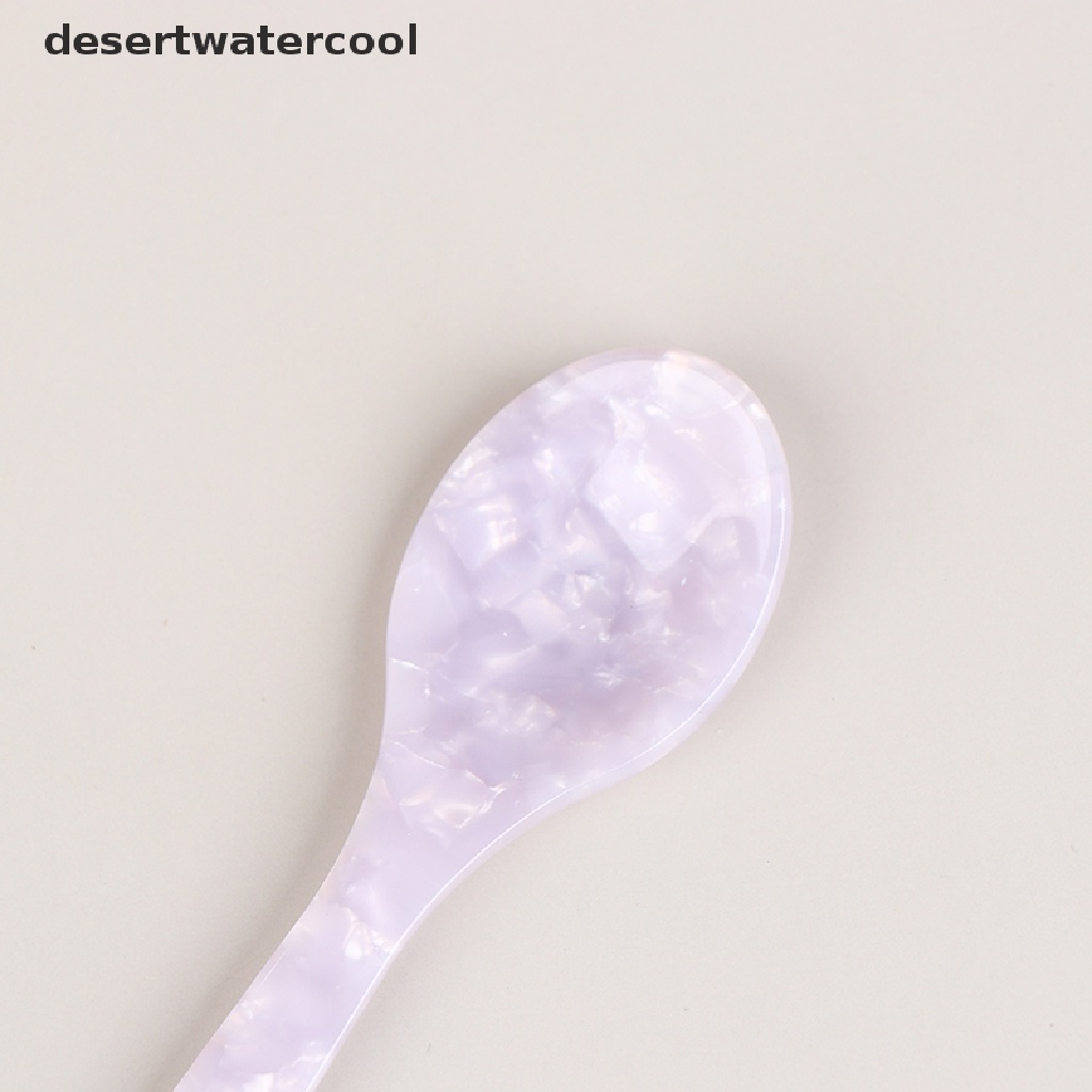 Deid 1Pc French Retro Dessert Spoon Selai Mentega Peralatan Makan Sendok Kue Plastik Martijn