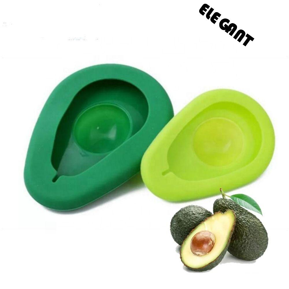 [Elegan] Alpukat Saver 2pcs Reusable Silikon Pengawet Buah