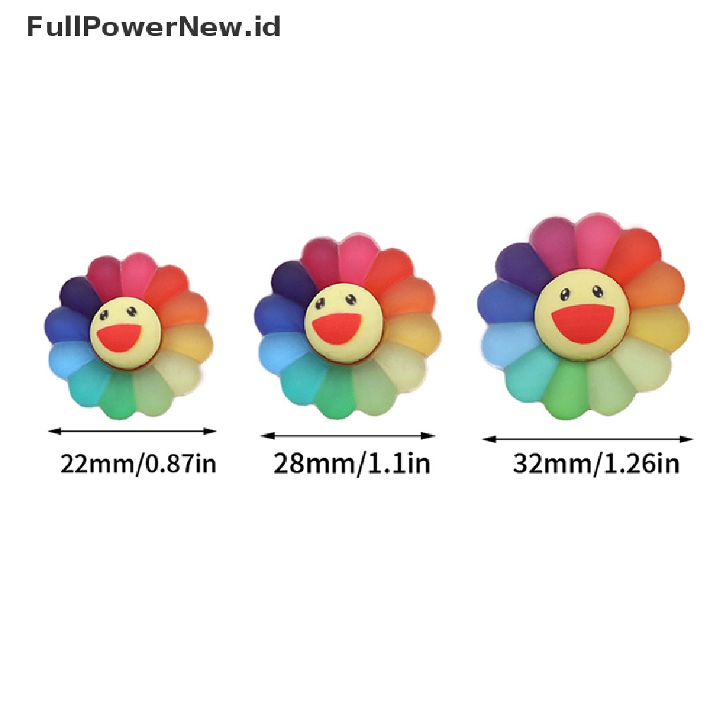 Power Acrylic Sun Flower Dekorasi DIY Kerajinan Anak Jepit Rambut Aksesoris ID