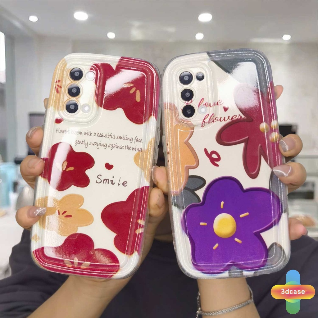 Soft Case Realme C33 C30 C30S C31 C35 C11 2021 C21Y C15 C21 C25 C20 C3 C12 C2 C25S 10 5S 5 5i 9i C17 7i C1 C25Y C2 C3i 6i C20A  Narzo 20 10 10A 20A 30A 50A 50i Prime A7 A5S A15 A16 A17 A53 A53S A57 Love Flower Camera Lens Protection Soap Case