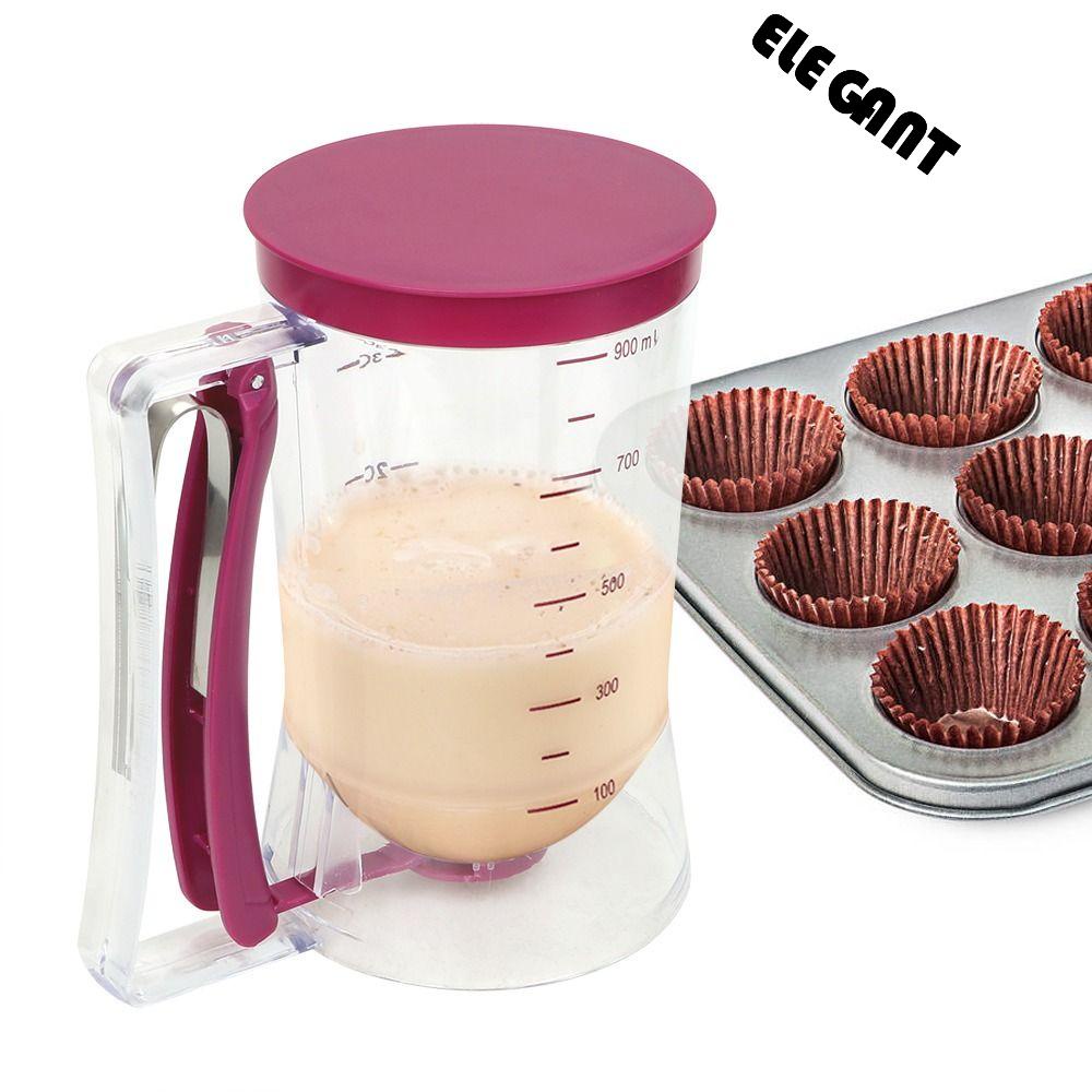 [Elegan] Batter Dispenser Muffin Tahan Panas Pancake Ukur Handheld Alat Baking