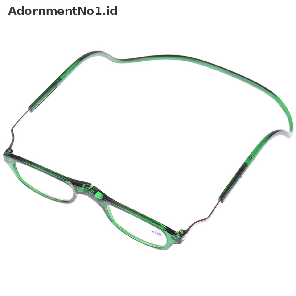 [AdornmentNo1] Kacamata Baca Sambung Depan Magnetik Adjustable Presbyopic Hanging Neck Reader [ID]