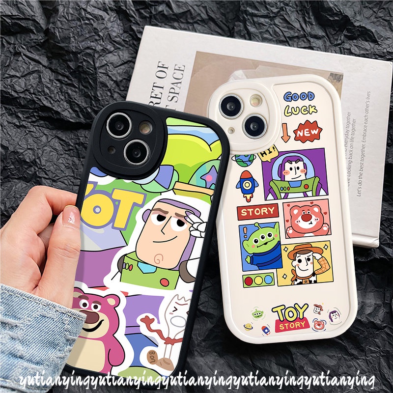 Case Kartun Oppo A17K A74 A78 A96 A58 A7 A55 A12 A17 A15 A57 A95 A1K A16K A3S A77s A16 A54 A5 A9 A5s Reno 5F 7 8 5Z 5 8T 7Z A16E A31 A76 A16s Toy Story Lucu Manyo Sarung Soft Cover