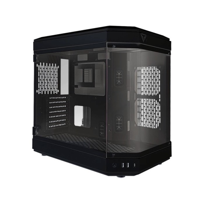 PRIME H-[Y] BLACK - MODERN AESTHETIC DUAL CHAMBER ATX CASE