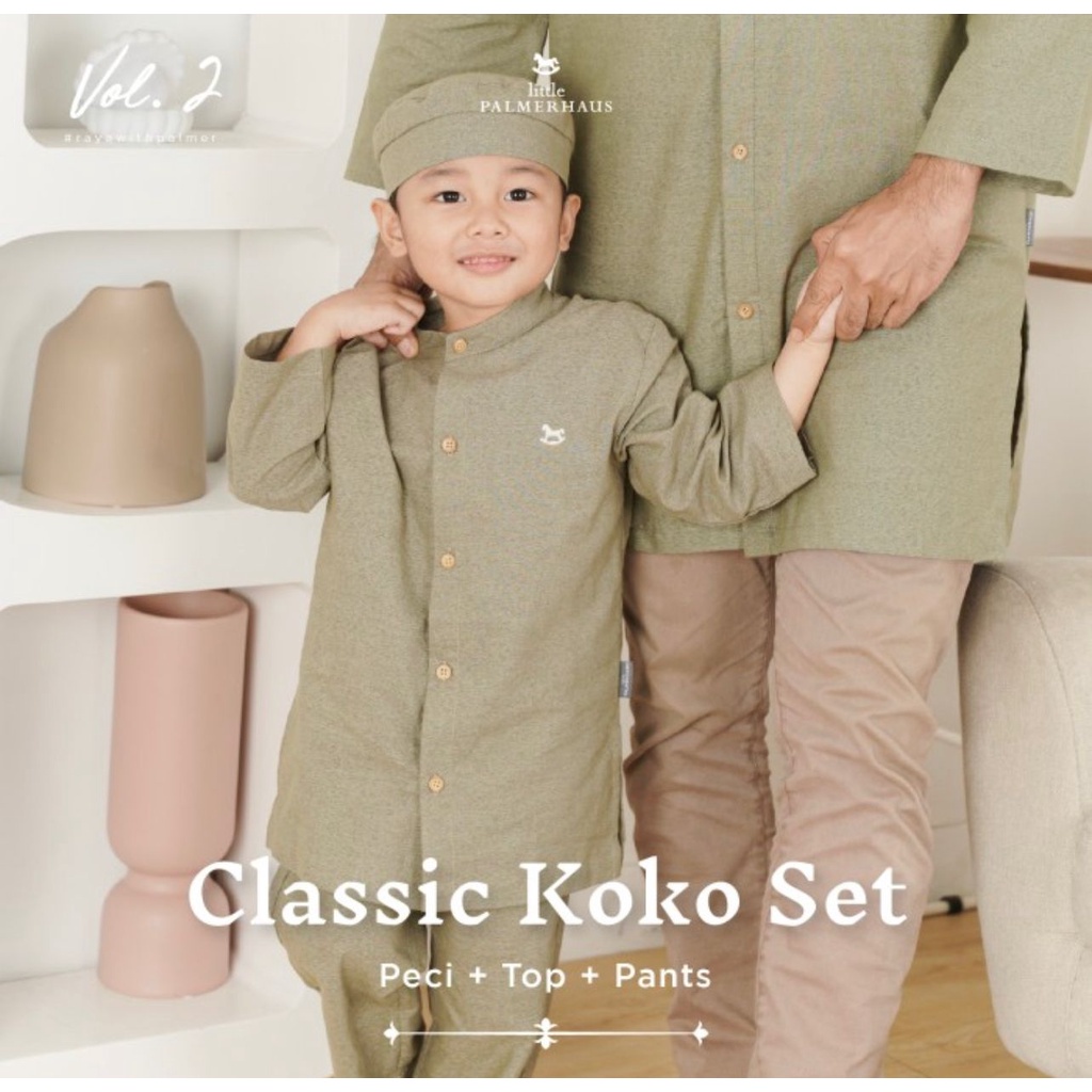 LITTLE PALMERHAUS / CLASSIC KOKO SET Baju koko anak