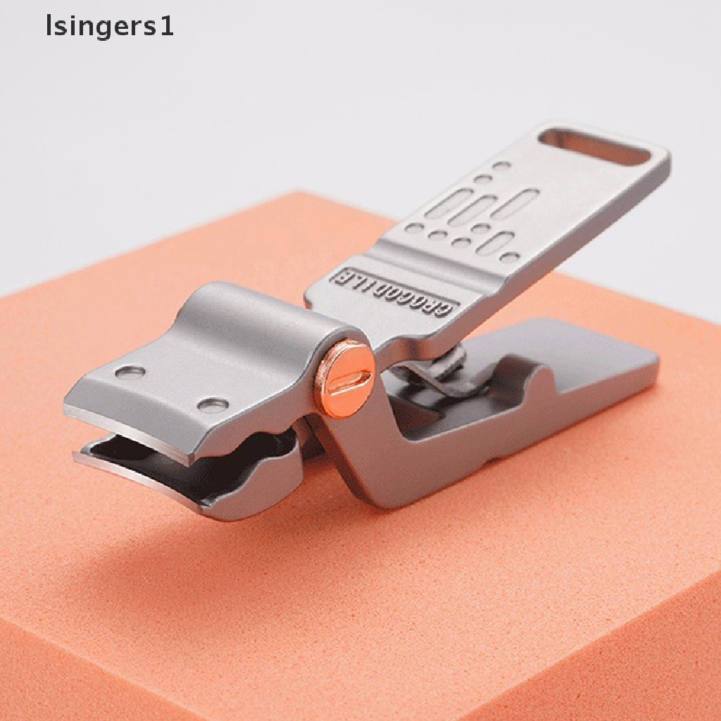 [lsingers1] Gunting Kuku Rahang Lebar Stainless Steel Manicure Cutter Nails Scissors Tools Butik