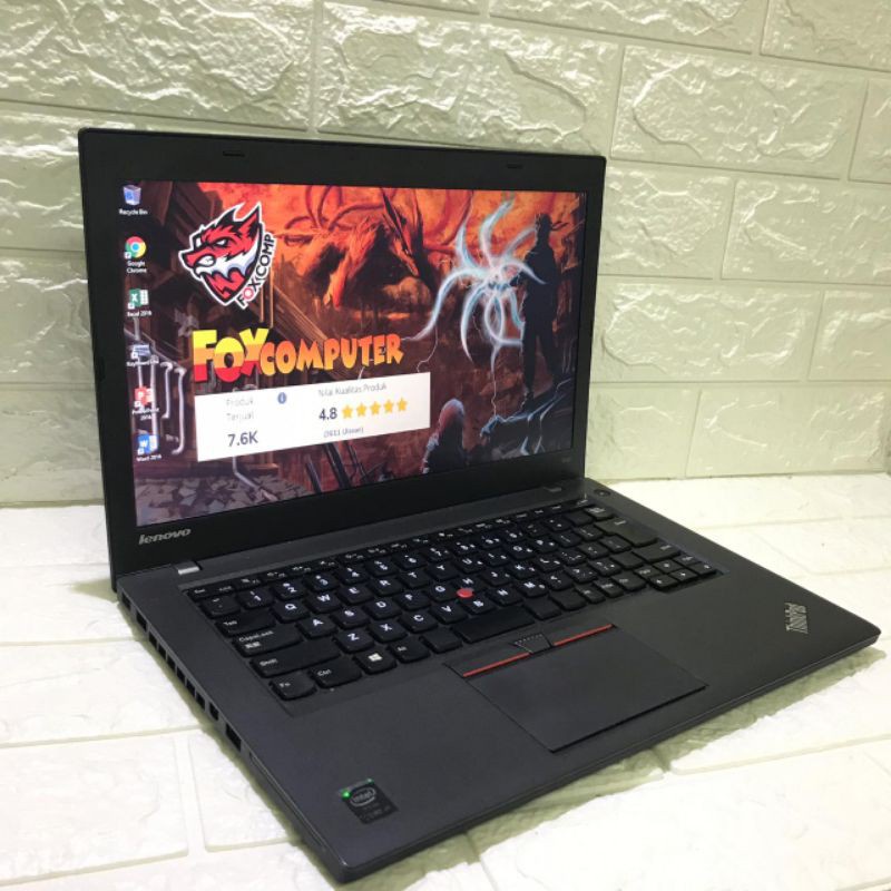 Laptop Lenovo Thinkpad Murah T450 Core i5 Gen 5Th Like New Layar 14 Inch Laptop second Murah