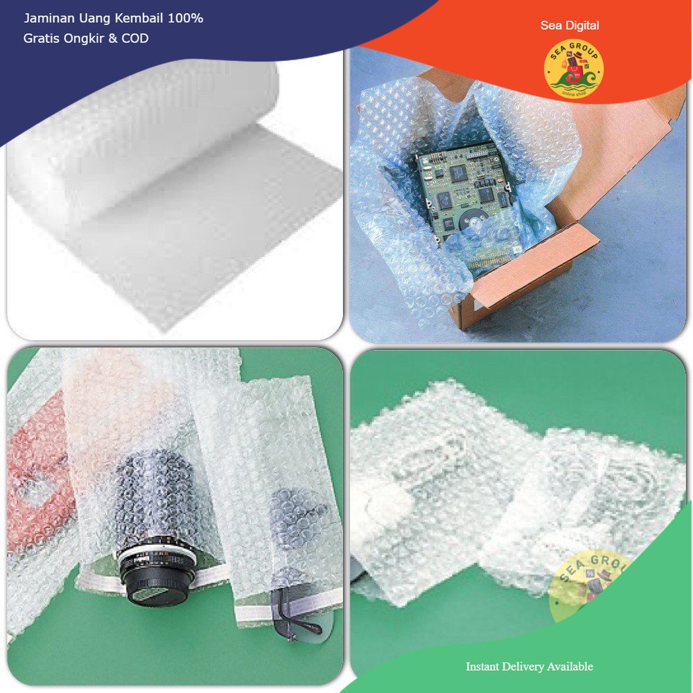 

EXTRA Plastik bubble (bubble wrap) untuk packing tambahan