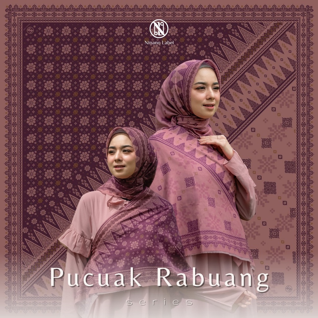 Hijab Pucuak Rabuang Series by Ninano Label