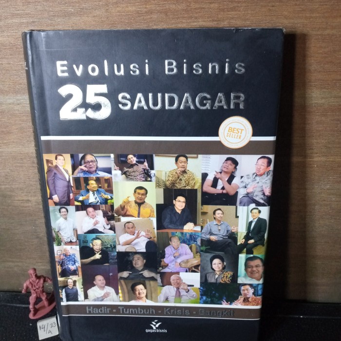 buku evolusi bisnis 25 saudagar hard cover 287 hal