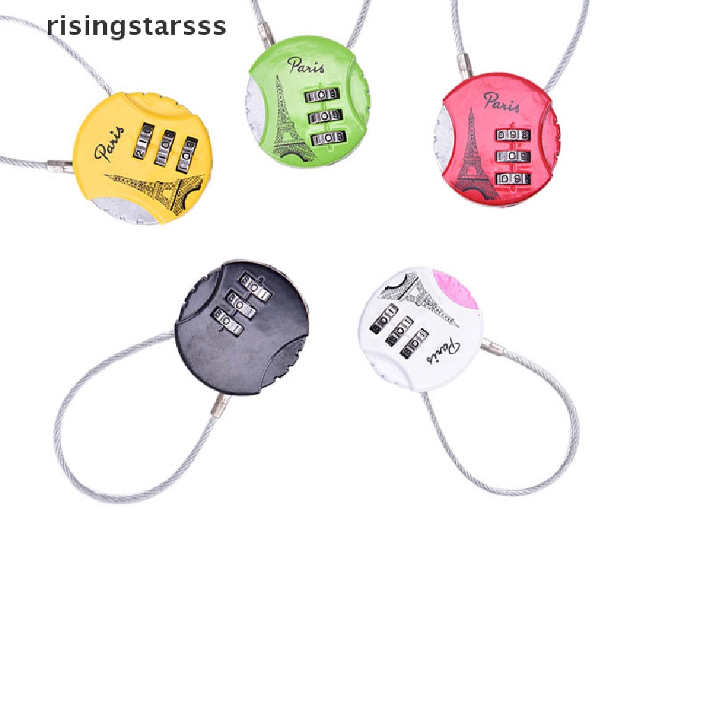 Rsid Span-new 1pc Koper Bagasi Mini Resettable Kombinasi Travel Code Lock Padlock Locks Jelly