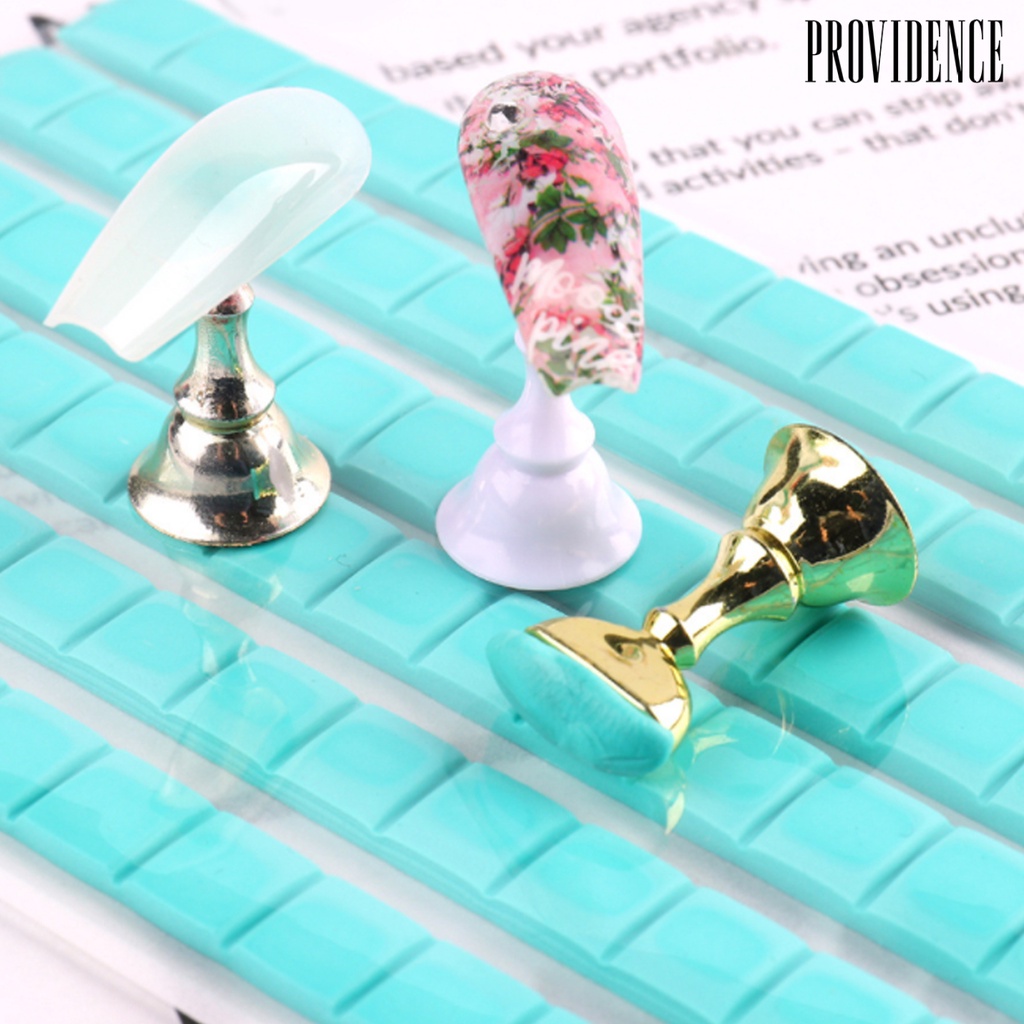 Providence Nail Art Clay 96kisi Bagus Lengket Fleksibel Reusable Removable Lem Perekat Kuku Clay Sticky Tack Dempul Nail Salon Supply