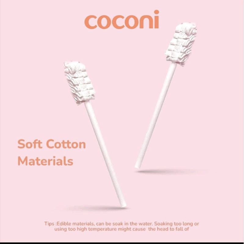 COCONI BABY ORAL CLEANER STIK /KAIN KASA  STERIL UNTUK MULUT BAYI