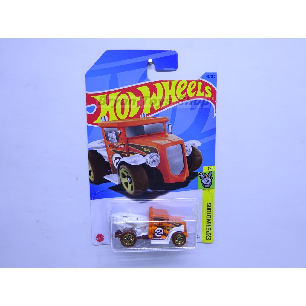 Hot Wheels Gotta Go Orange Putih