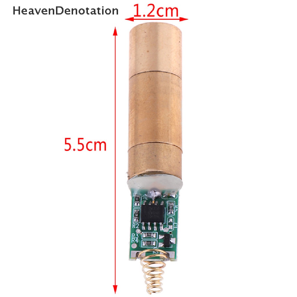 [HeavenDenotation] 532nm 30~50mW Lampu Dioda Modul Bintik Hijau free driver HDV