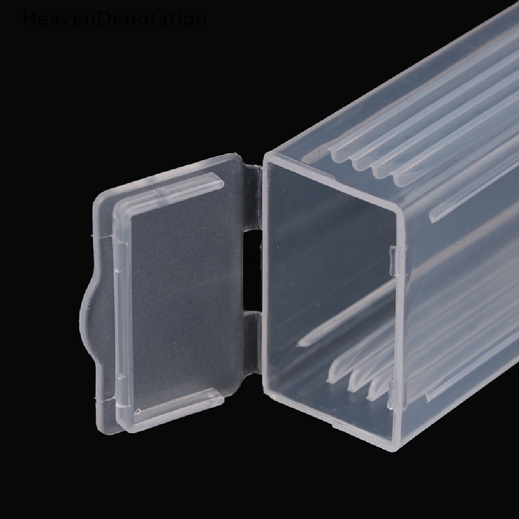 [HeavenDenotation] Kotak Penyimpanan Holder Slide Mikroskop Plastik Microslide PP Tahan 5kotak Dispenser HDV