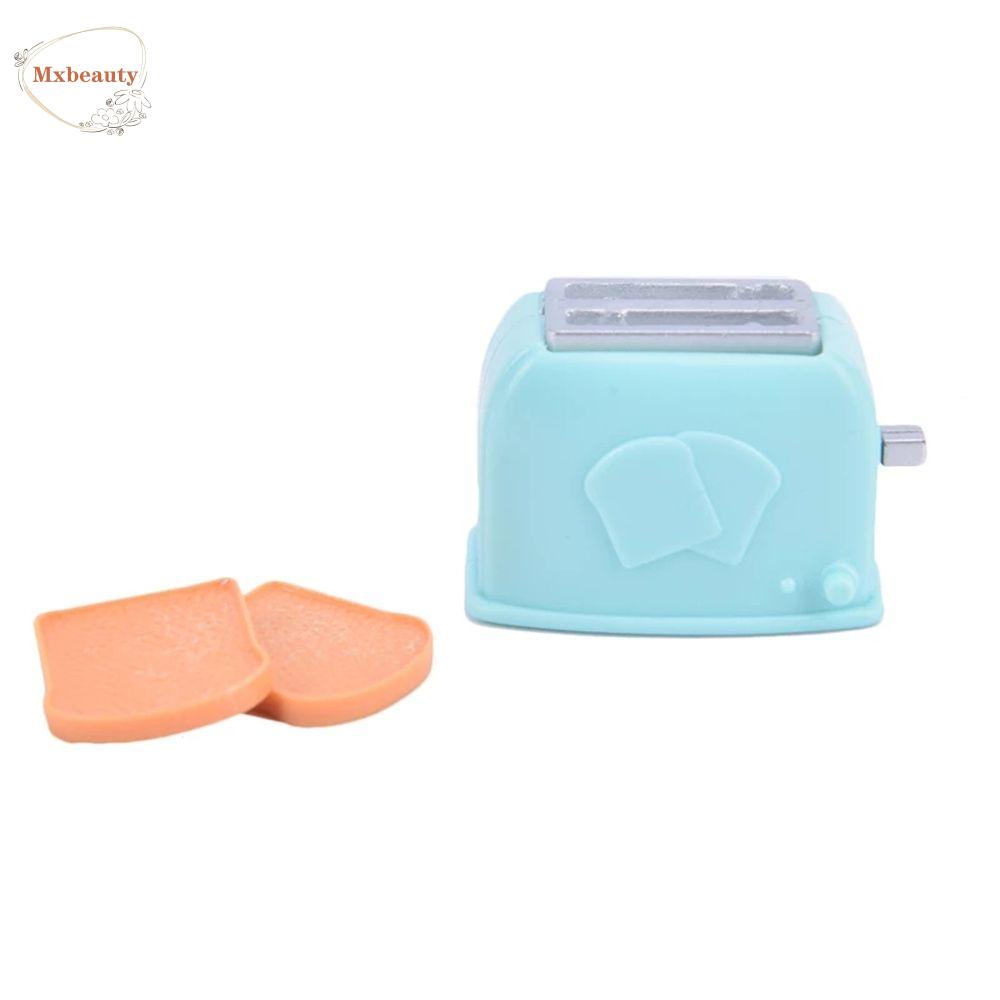 Mxbeauty Simulasi Pemanggang DIY Craft Mini Aksesoris Dekorasi Model Mainan Dapur Toys Scene Decoration Miniatur Mainan Roti Toast