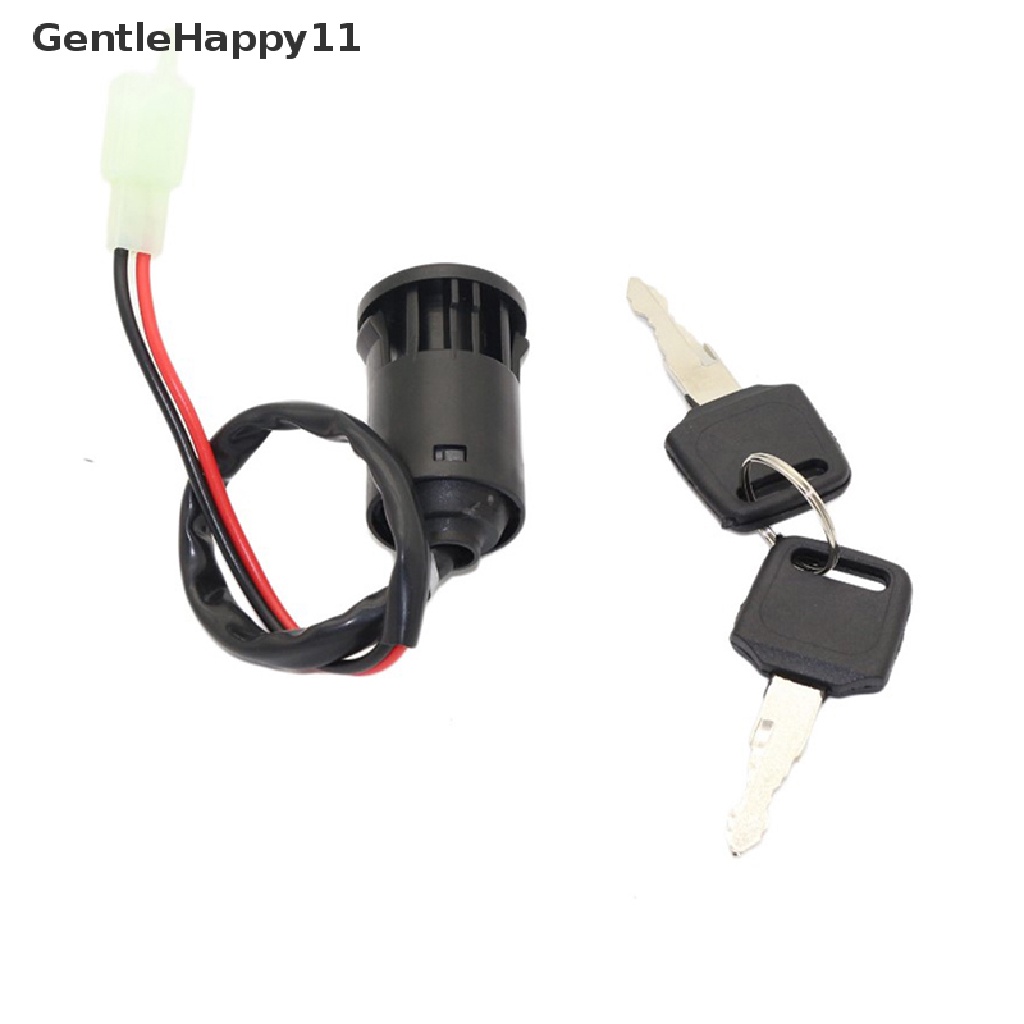 Gentlehappy ATV Kunci Kontak Saklar Universal 2kabel Kunci Kontak Start Switch Lock Key  Id