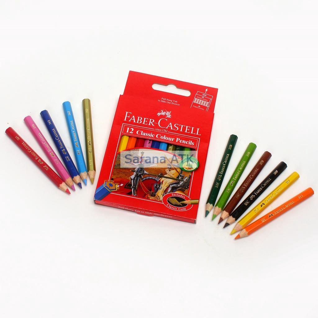 

FABER CASTELL - Pensil Warna 12 Warna Classic Kecil - SET