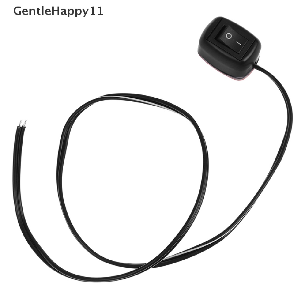 Gentlehappy Saklar Mobil DC 12V Universal Saklar Toggle Tipe Tempel Dengan Kabel 60cm Untuk DRL id