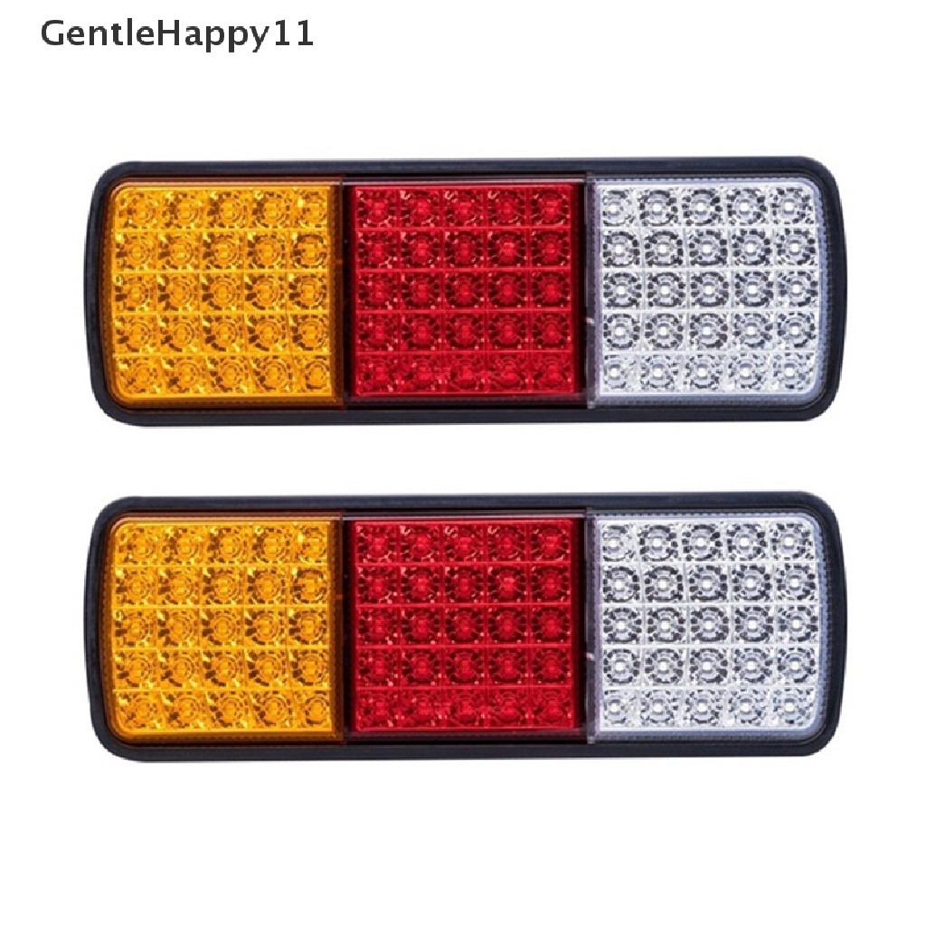 Gentlehappy 1X75 LED 12V Mobil Truk Perahu Trailer Belakang Ekor Lampu Rem Reverse Indikator Lamp id