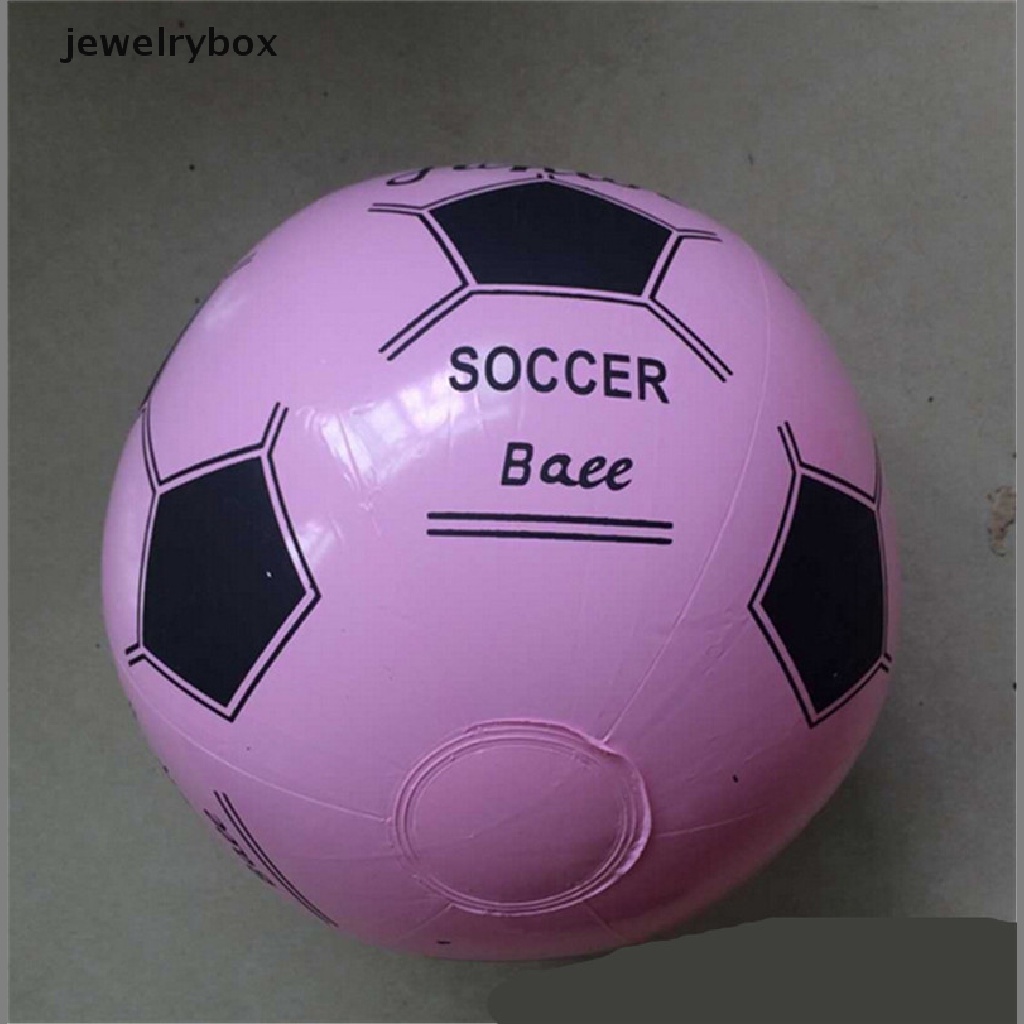 [jewelrybox] 38 cm Tiup Blow Up Novelty Football Pantai Bola Sepak Bola Anak Mainan Luar Ruangan Butik