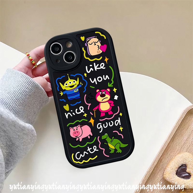 Disney Donald Duck Cartoon Toy Story Strawberry Bear Lotso Case for Infinix Hot 11 10 Lite 10s 11s 10T Note 8 Infinix Smart 6 5 Hot 11 10s 11s 10 10T 9 Play Soft Tpu Back Cover