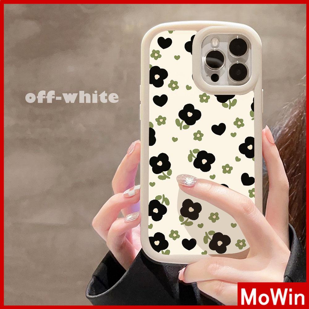 For iPhone 14 Pro Max iPhone Case Matte TPU Soft Case Black Beige Shockproof Protection Camera Oil Painting Flowers Compatible with iPhone 13 Pro max 12 Pro Max 11 xr xs max 7Plus