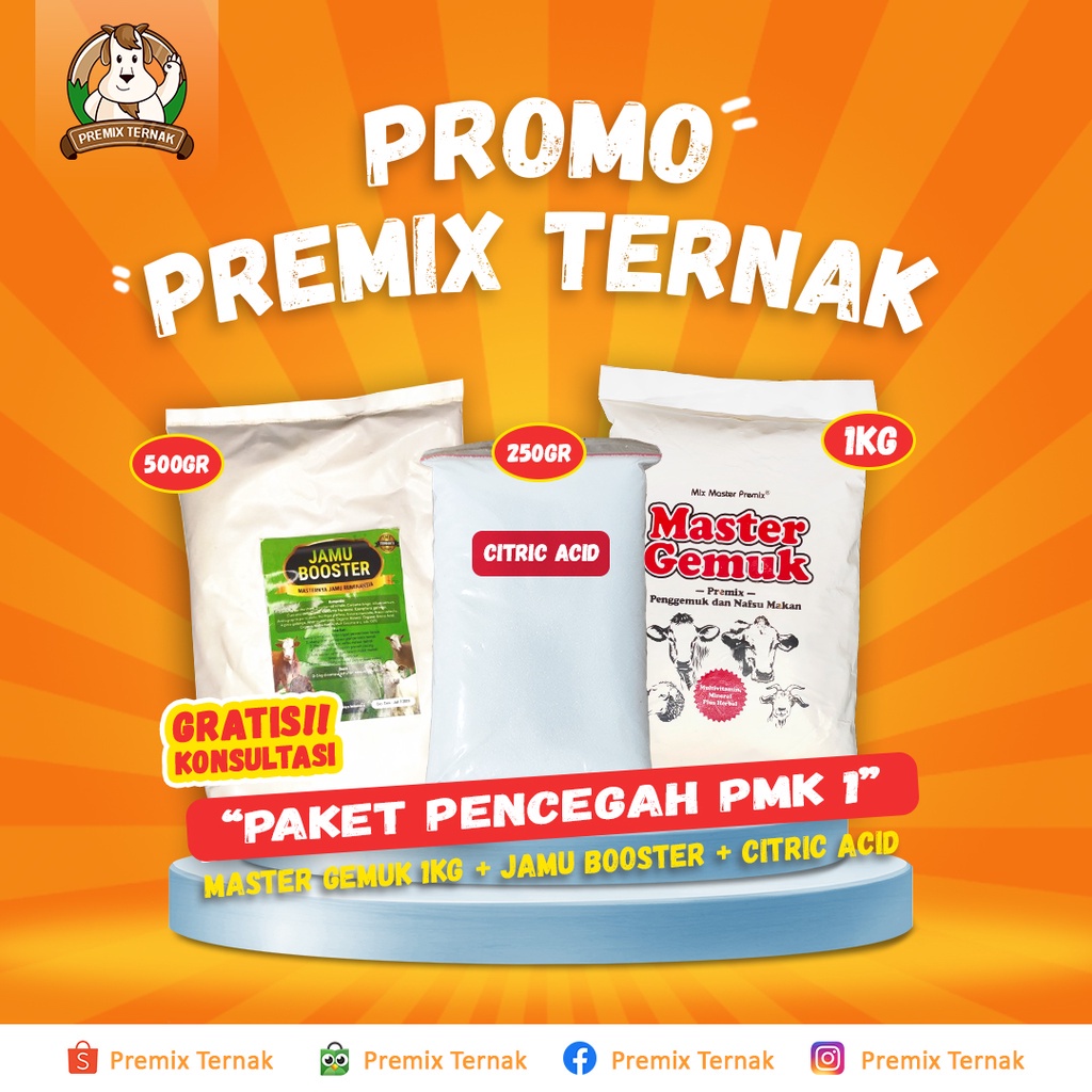 OBAT PMK MANJUR - PAKET PENCEGAH DAN PENYEMBUH PMK