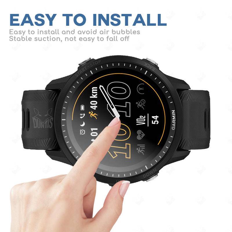 Untuk Garmin Venu Vivoactive Sq2 2s 3 4 4s Musik 20D Curved Edge Protective filmSmart Watch Soft Screen Protector Untuk Garmin Fenix 6 7 7s 7x Pro Sapphire (Bukan Kaca)