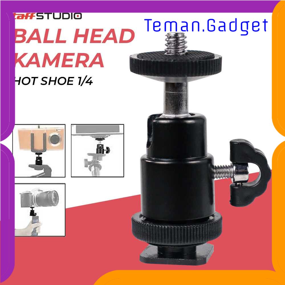 TG - KMR TaffSTUDIO Ball Head Kamera Hot Shoe 1/4 - QM3621