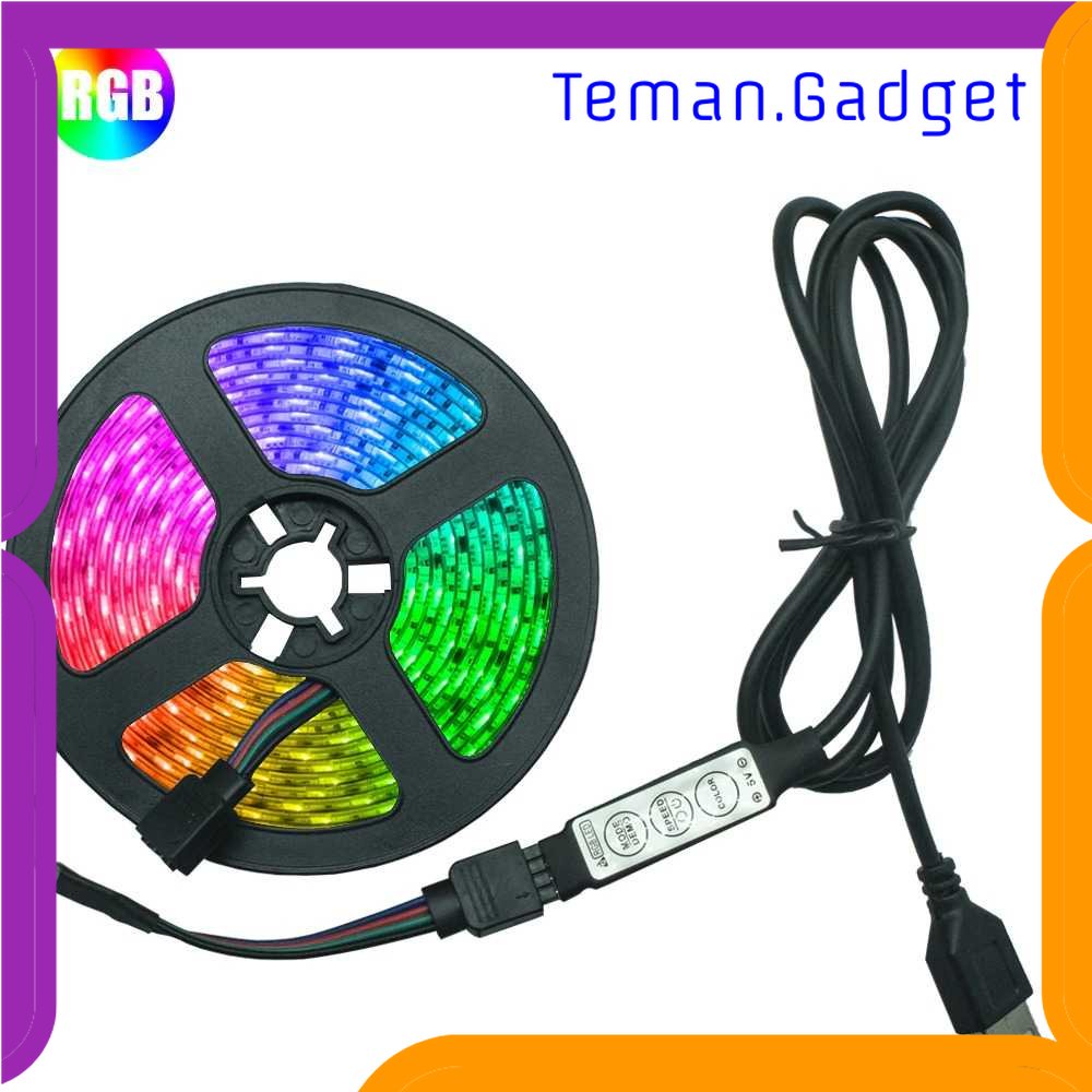 TG - LMP GBKOF Lampu LED Strip Flexible RGB SMD 5050 5 Meter with Controller - GB302